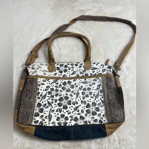 Myra Bag floral Amaryllis messenger bag